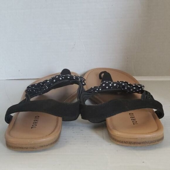 Torrid BOW T STRAP Sandals Shoes Flats Flip Flops Shoes Women's WOMAN'S 12WW - Picture 5 of 13
